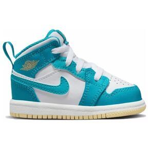 NIKE Air Jordan 1 Mid SE "Aquatone" Sneakers Toddler's Size 9C